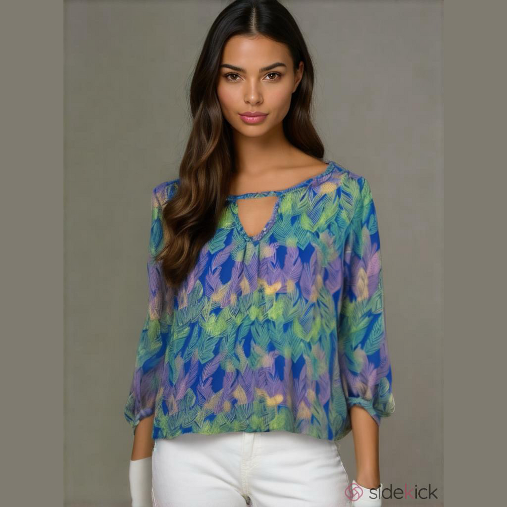 American Eagle 100% Polyester blouse